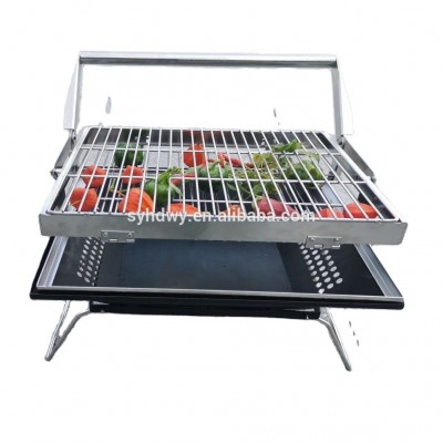 Outdoor portable camping grill