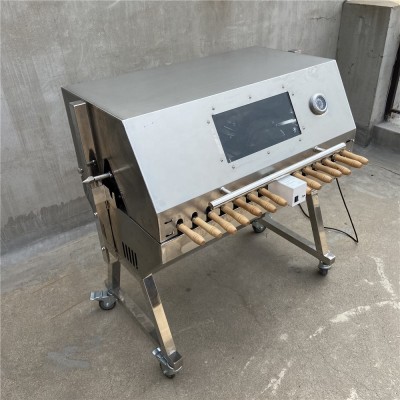 Outdoor kitchen cooking smoker Cypriot Charcoal Spit Rotisserie Barbeque