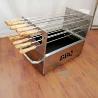 Best Double Skewers Rotating bbq Grill Small At Home Depot Battery operated bbq grill