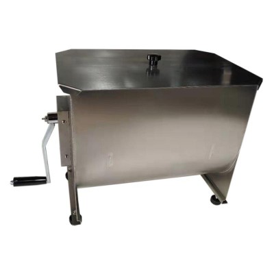 Food Grade Commercial Manual Meat Mixer Mixing Sausage Filling Stuffer Machine